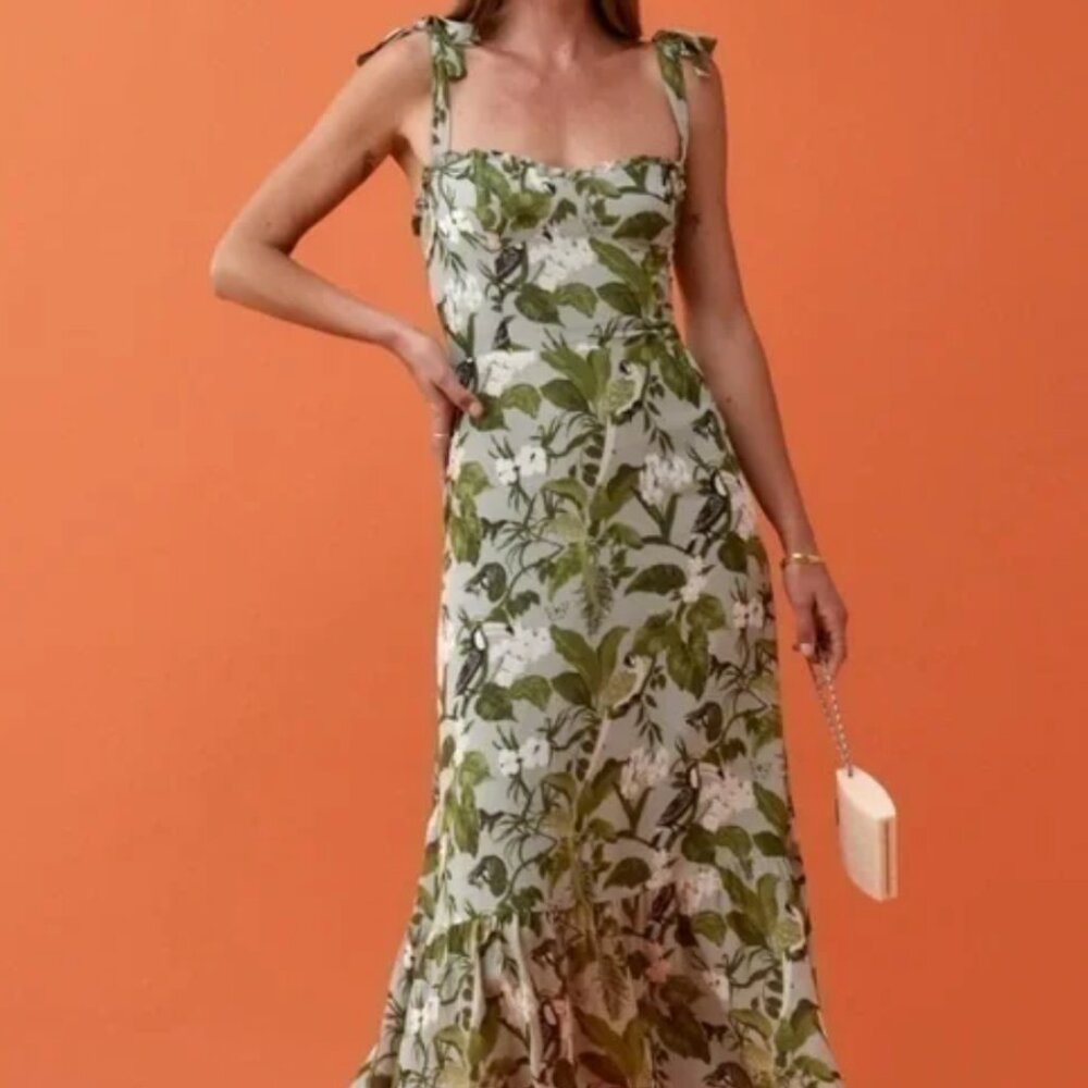 Reformation Nikita Dress in Tropical size 0